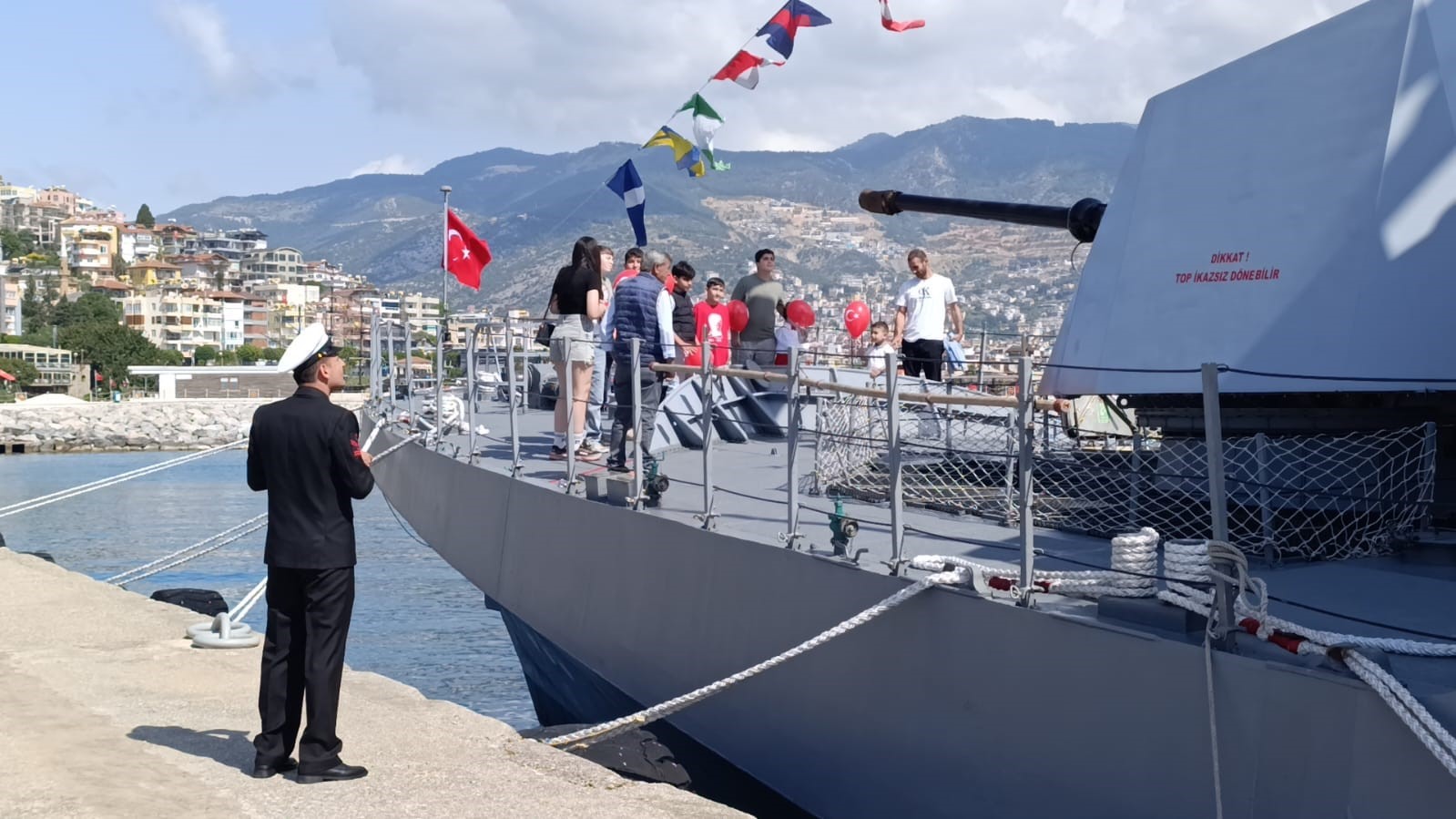 TCG BORA Alanya’da ziyarete açıldı
