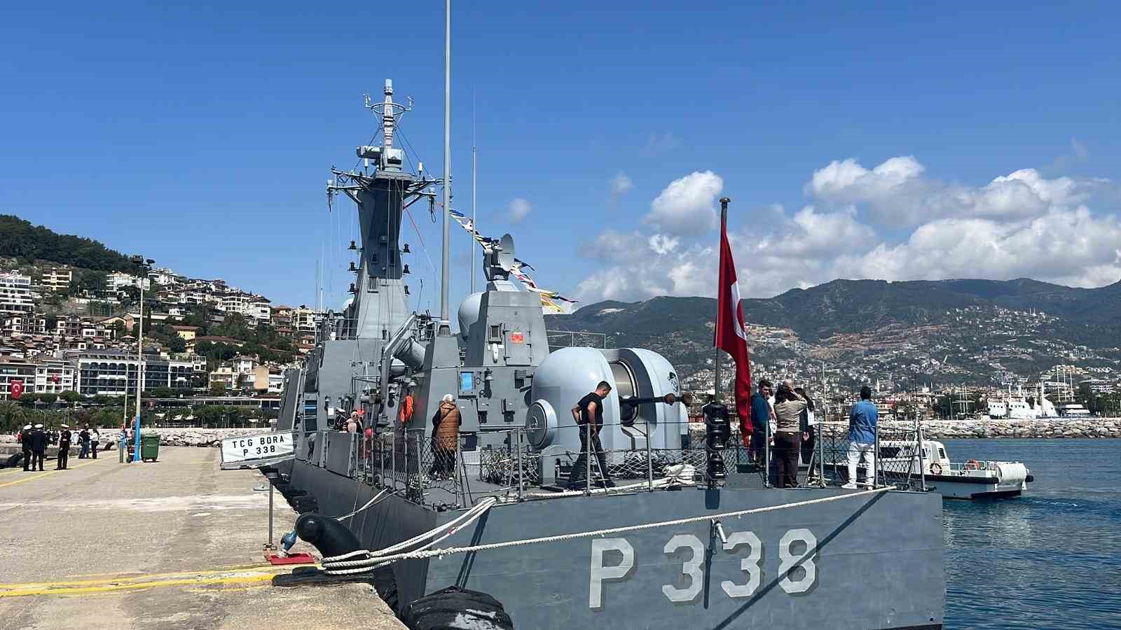 TCG BORA Alanya’da ziyarete açıldı
