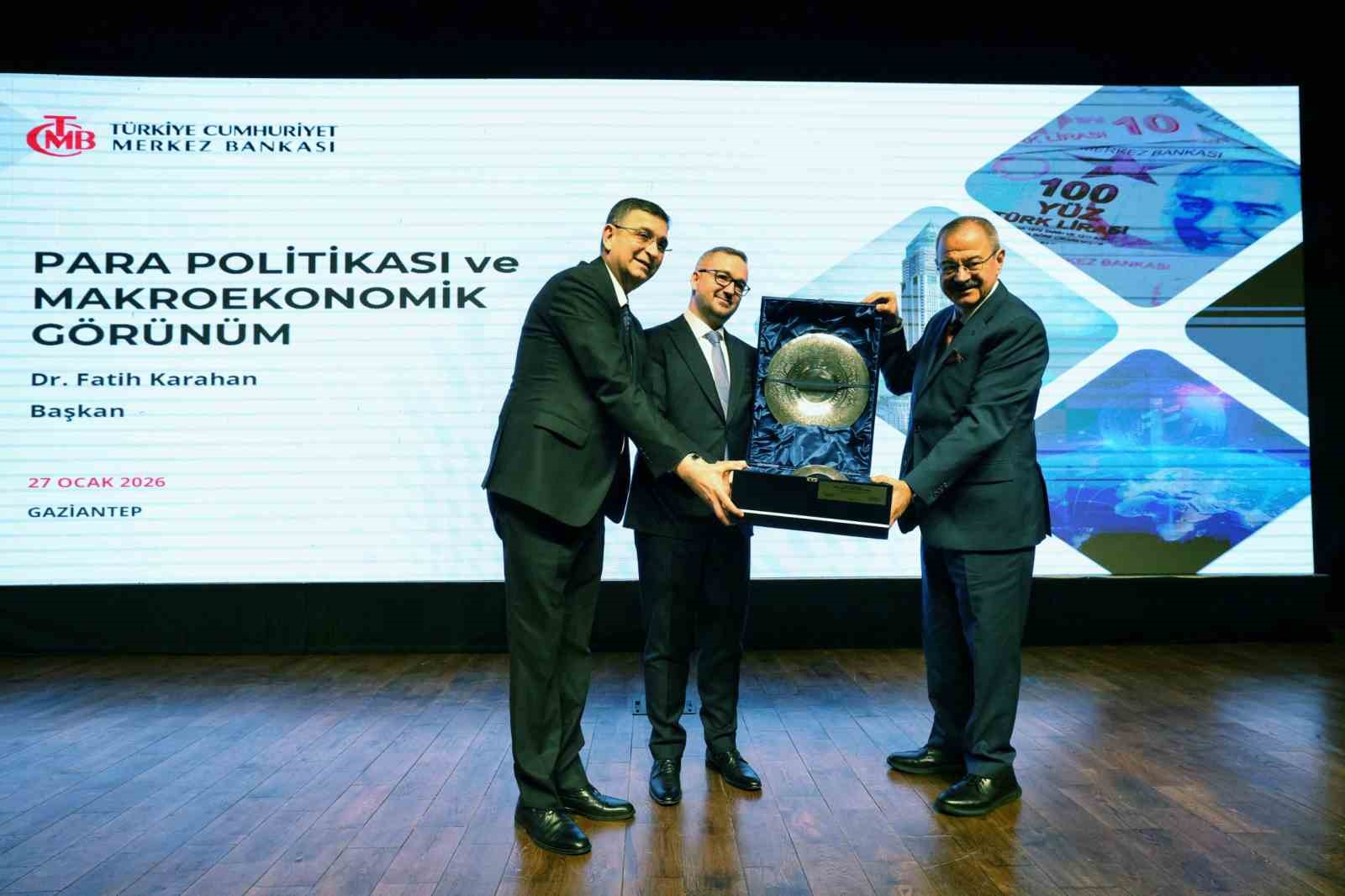 TCMB Başkanı Dr. Fatih Karahan, Gaziantep’te iş dünyasıyla buluştu
