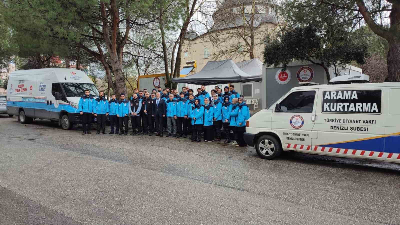 TDV Denizli Arama Kurtarma ekibi güçleniyor
