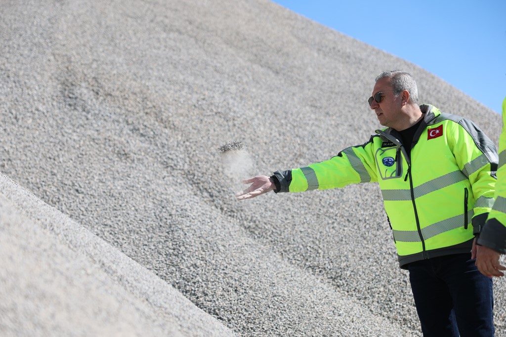 Tecer Taş Kırma ve Eleme Tesisi’nde yeni sezonun ilk patlatması yapıldı
