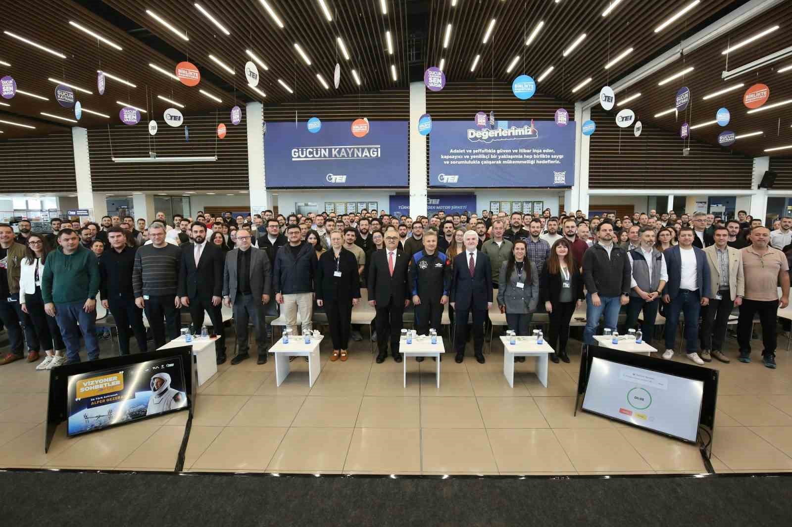 TEI, Vizyoner Sohbetler’de ilk Türk astronot Alper Gezeravcı’yı ağırladı
