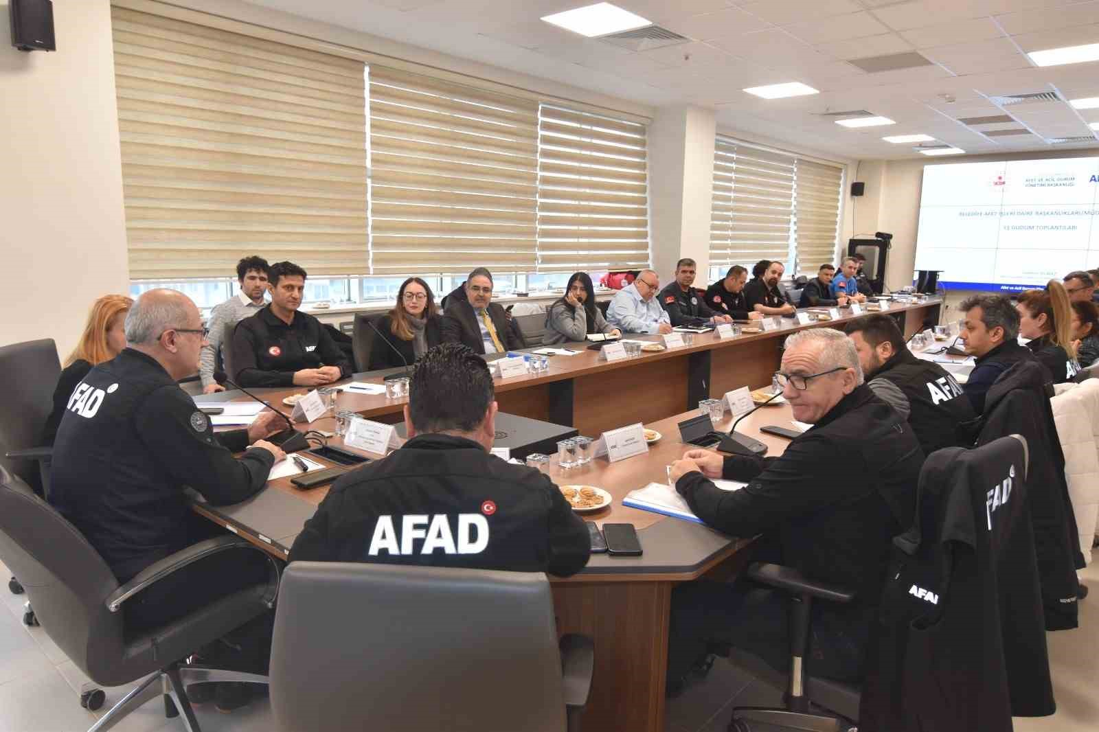 Tekirdağ AFAD’da Trakya belediyeleriyle afet riskleri değerlendirmesi
