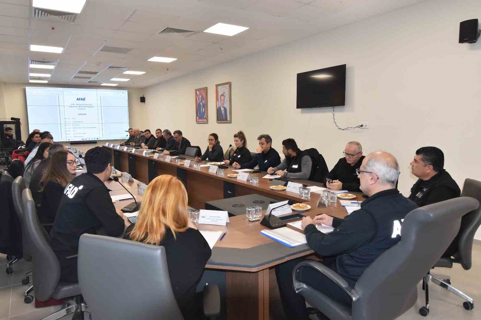 Tekirdağ AFAD’da Trakya belediyeleriyle afet riskleri değerlendirmesi
