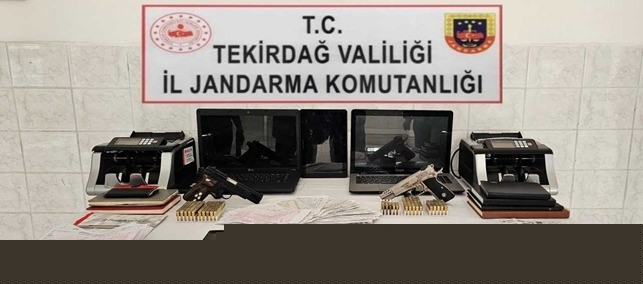 Tekirdağ merkezli tefecilik operasyonu: 10 adrese operasyon

