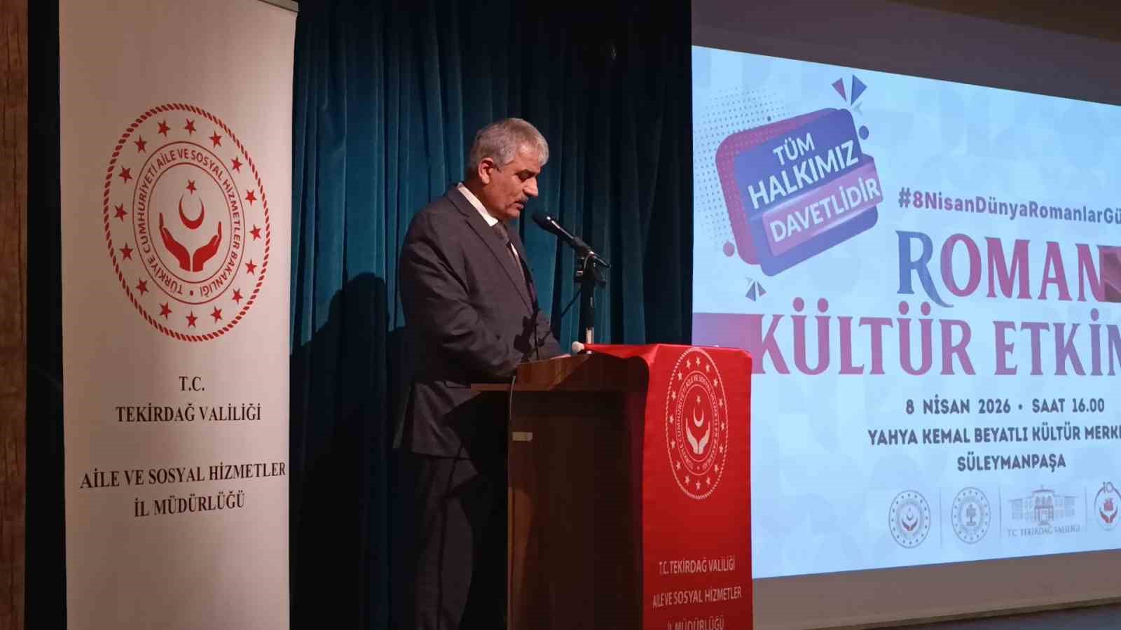 Tekirdağ’da "8 Nisan Dünya Romanlar Günü" etkinliği
