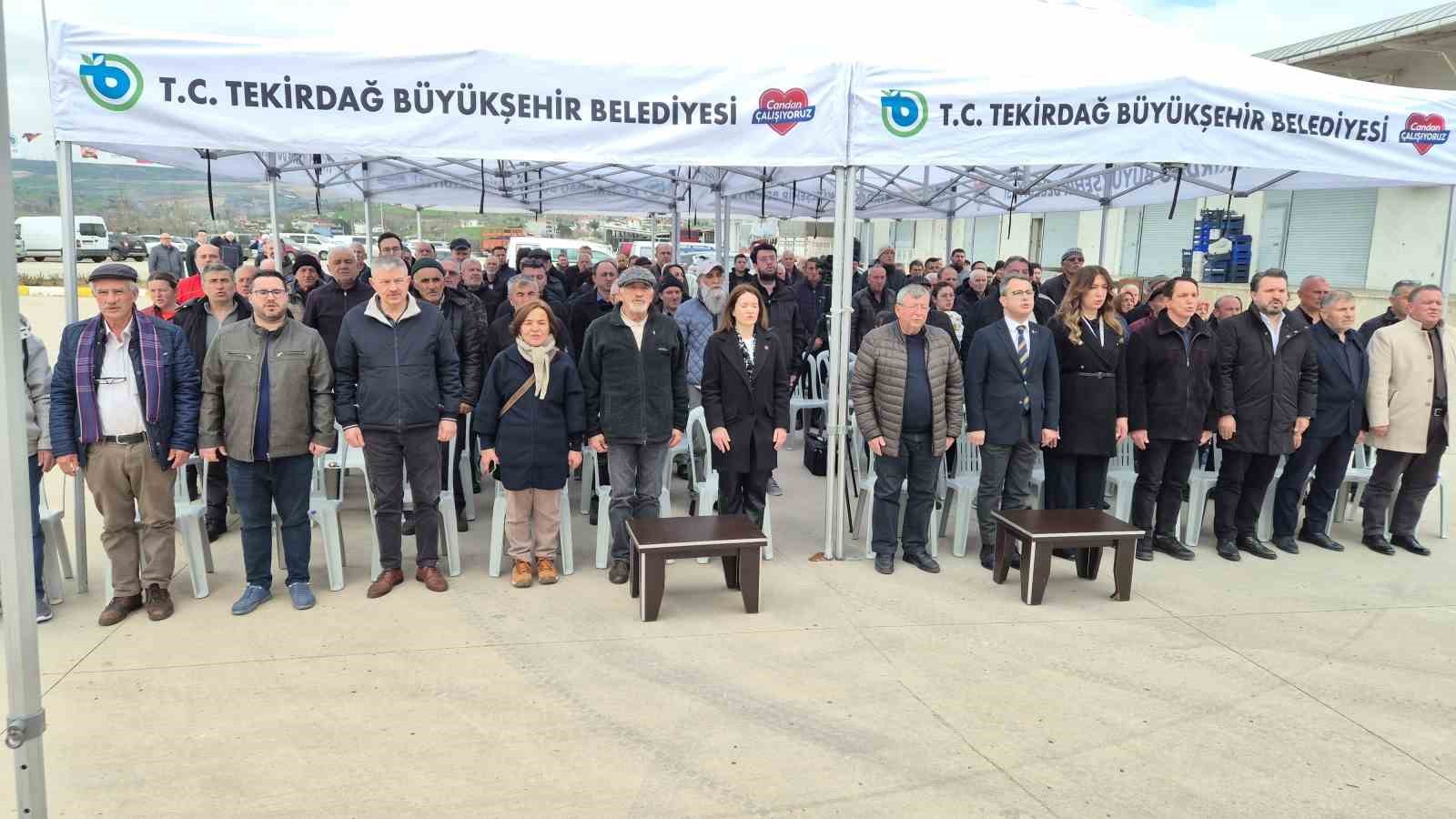 Tekirdağ’da arıcılara ekipman desteği
