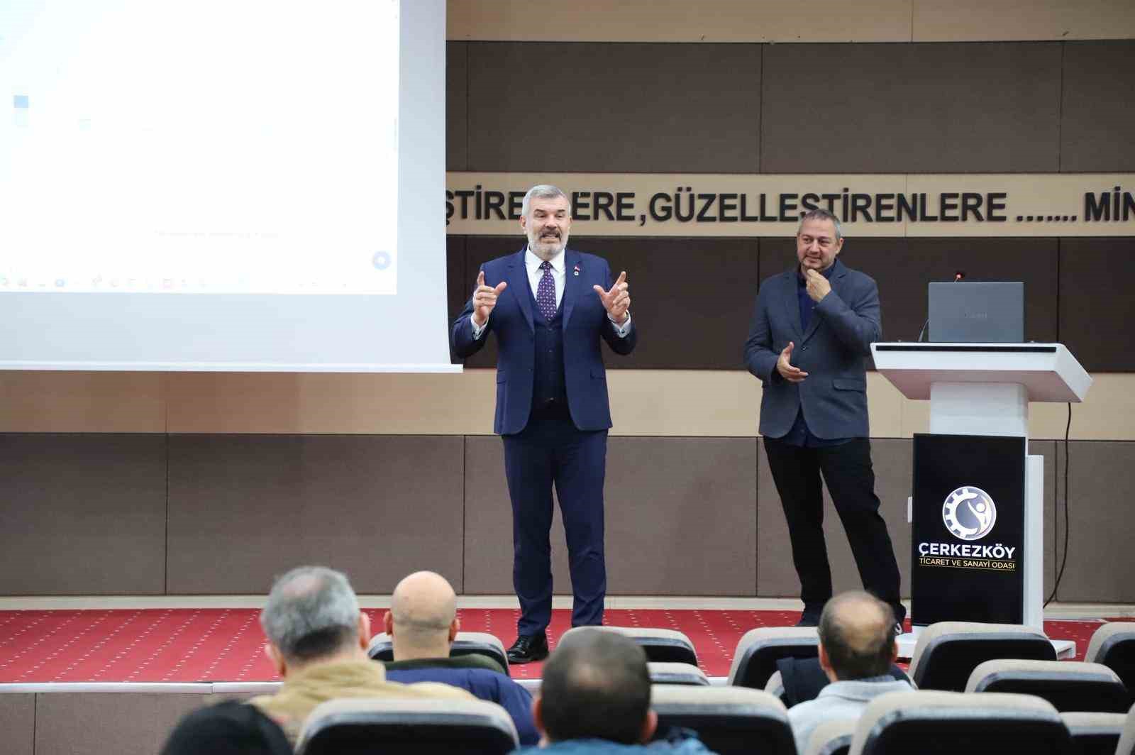 Tekirdağ’da ’E-Ticaret ve Dijital Dönüşüm Semineri’ gerçekleştirildi
