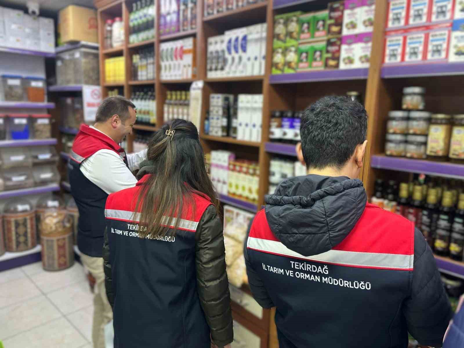 Tekirdağ’da gıda ürünleri mercek altında
