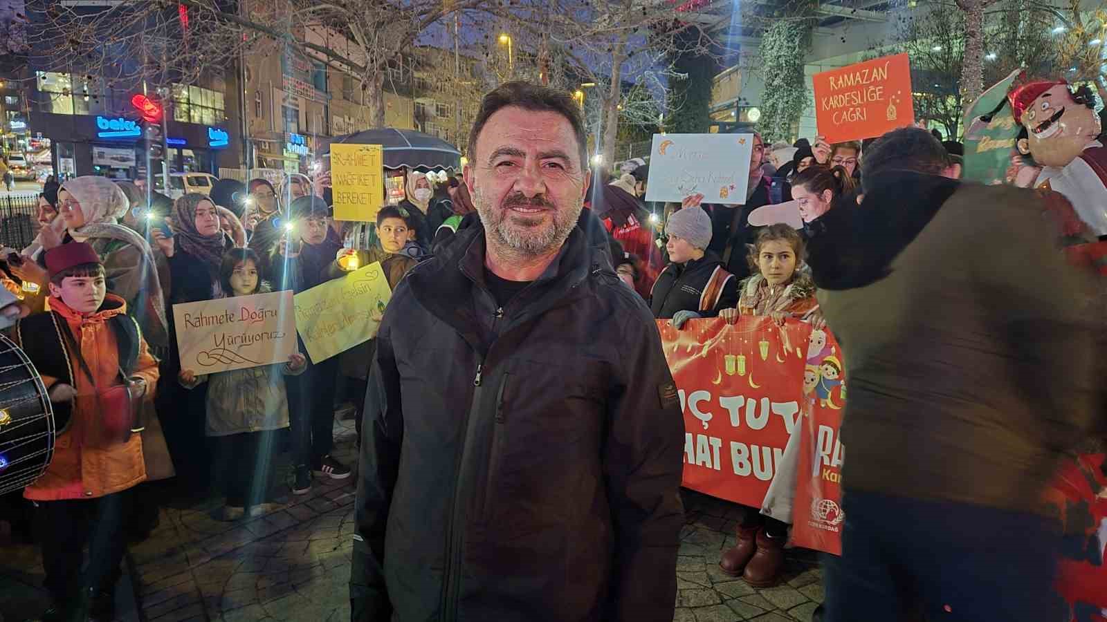 Tekirdağ’da ’Hoşgeldin Ramazan’ yürüyüşü
