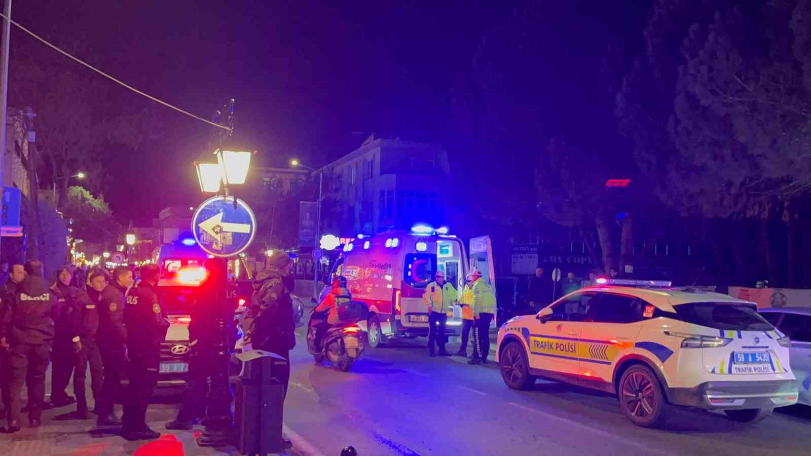 Tekirdağ’da iki motosiklet kafa kafaya çarpıştı: 2 yaralı
