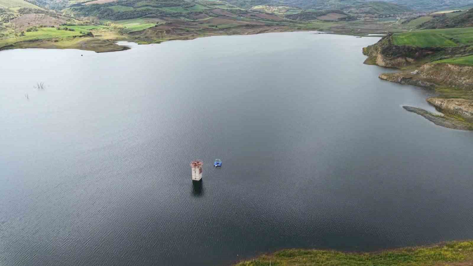 Tekirdağ’da kuruyan baraj yağışlarla canlandı
