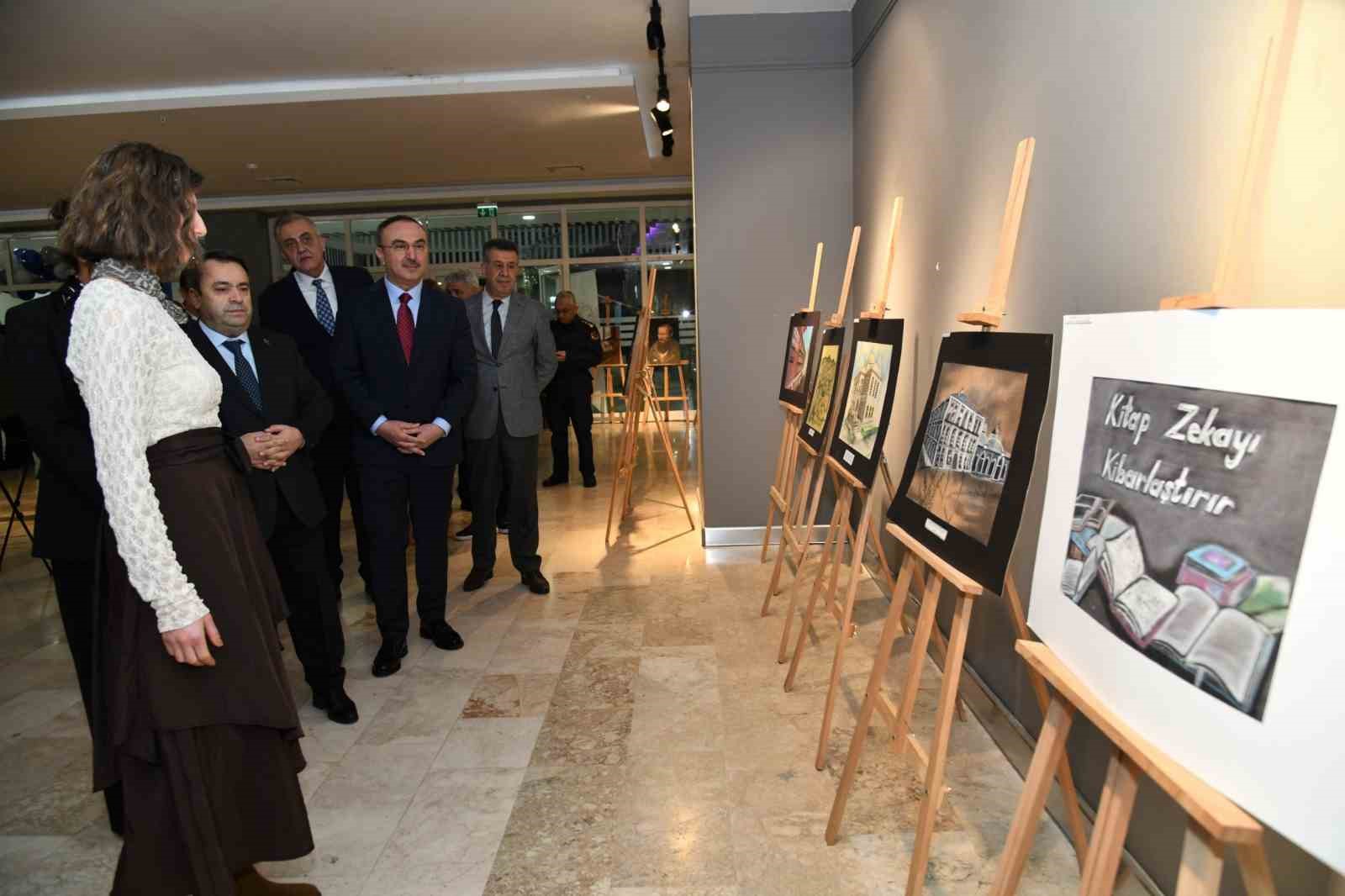 Tekirdağ’da mahkumların hazırladığı resim sergisi açıldı
