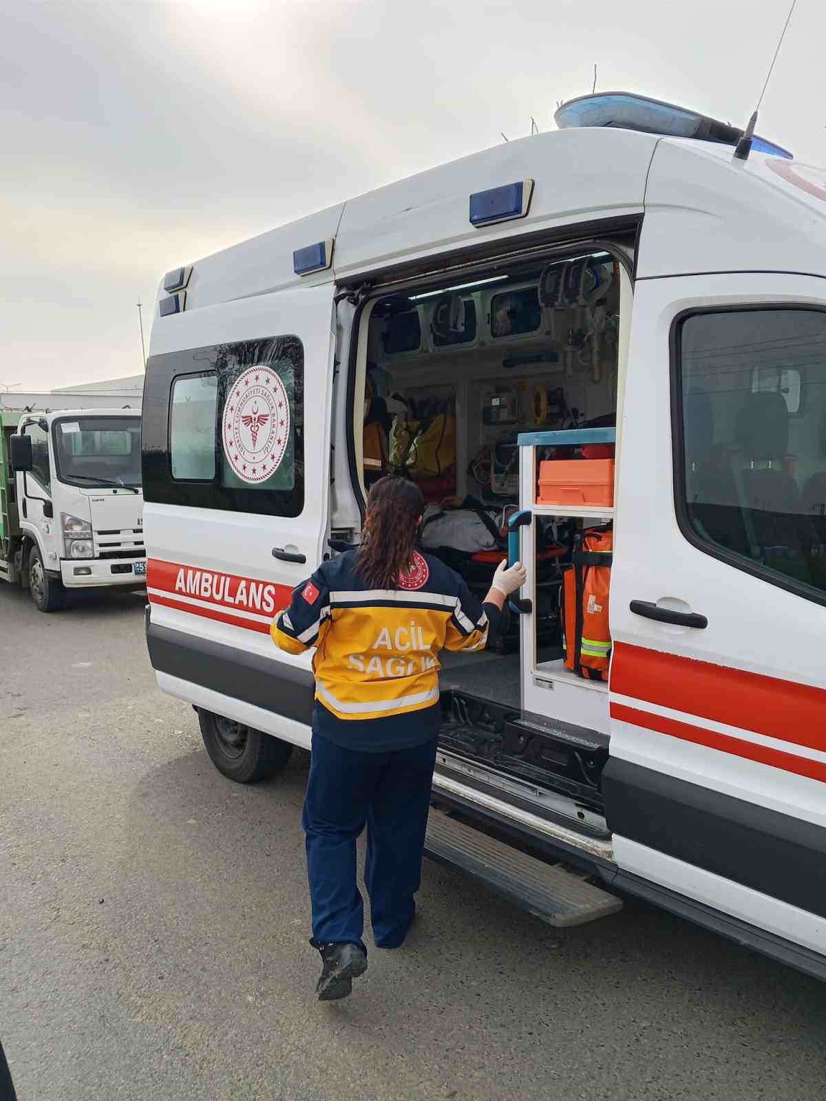 Tekirdağ’da motosiklet kazasında sürücü yaralandı
