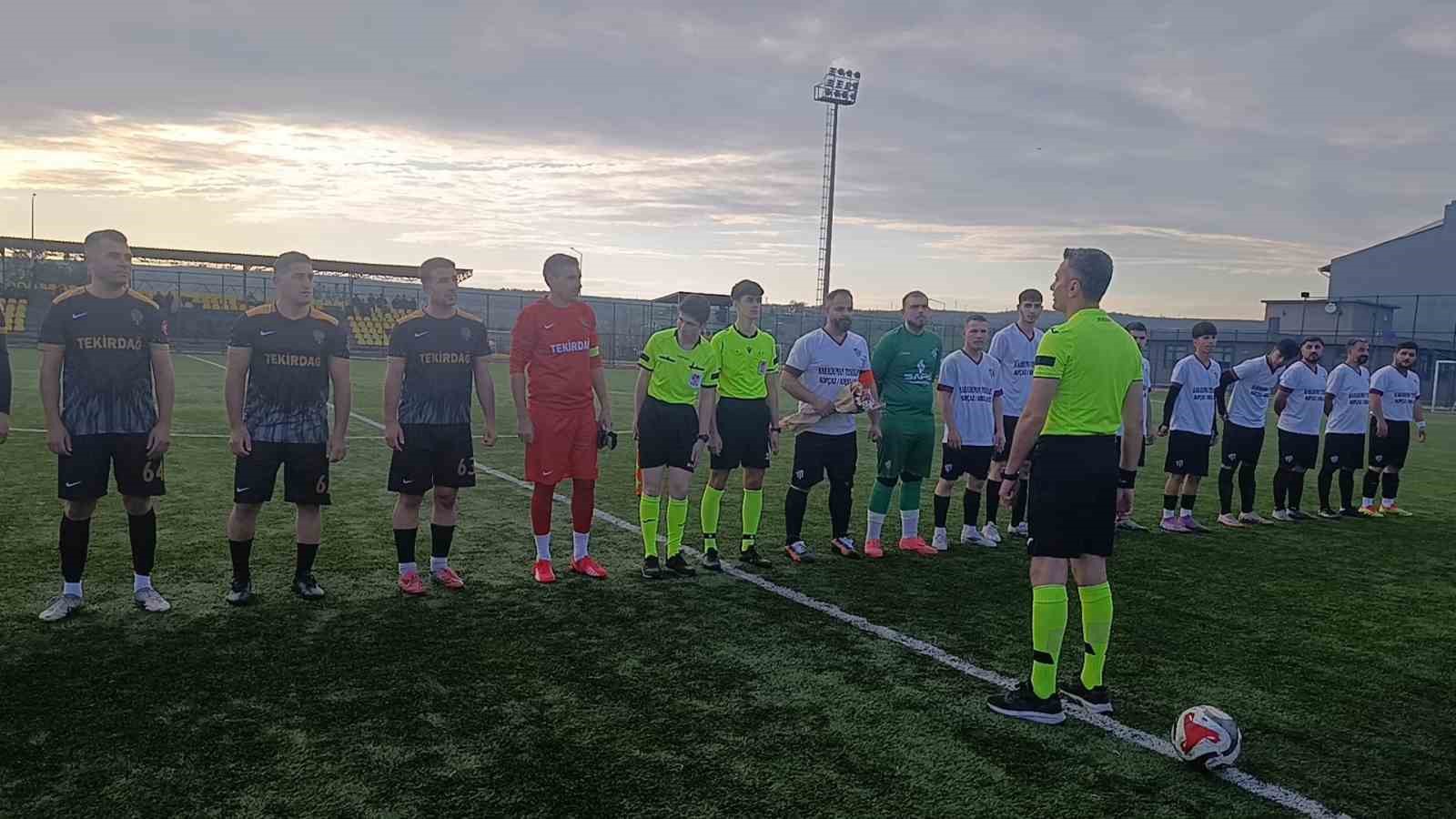 Tekirdağ’da polis ve Roman vatandaşlar sahada buluştu
