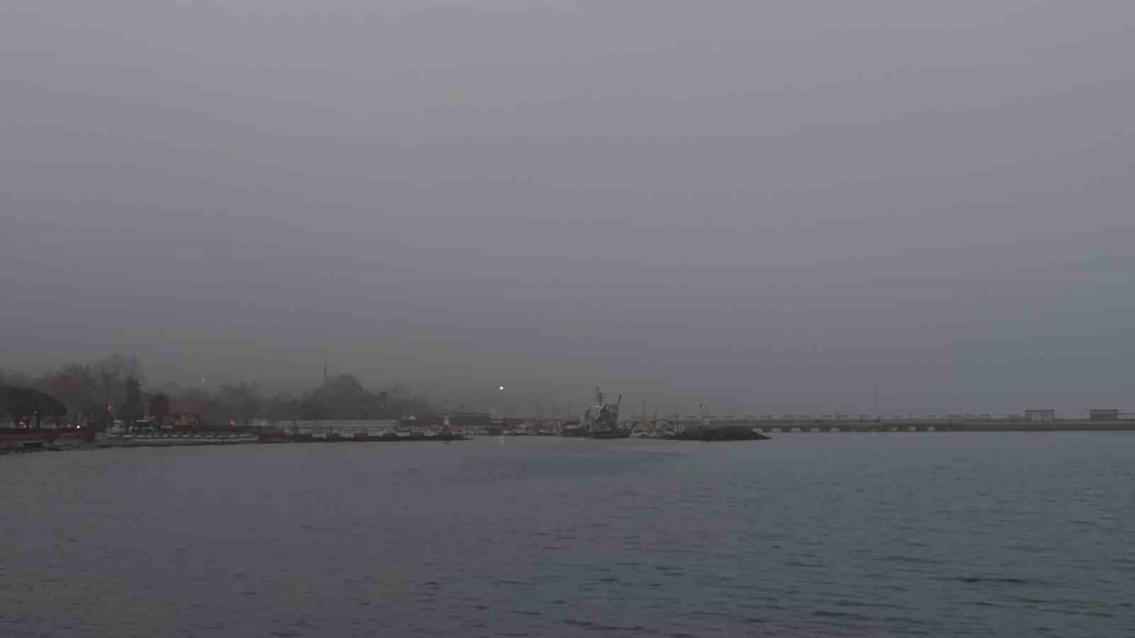 Tekirdağ’da sis etkili oluyor
