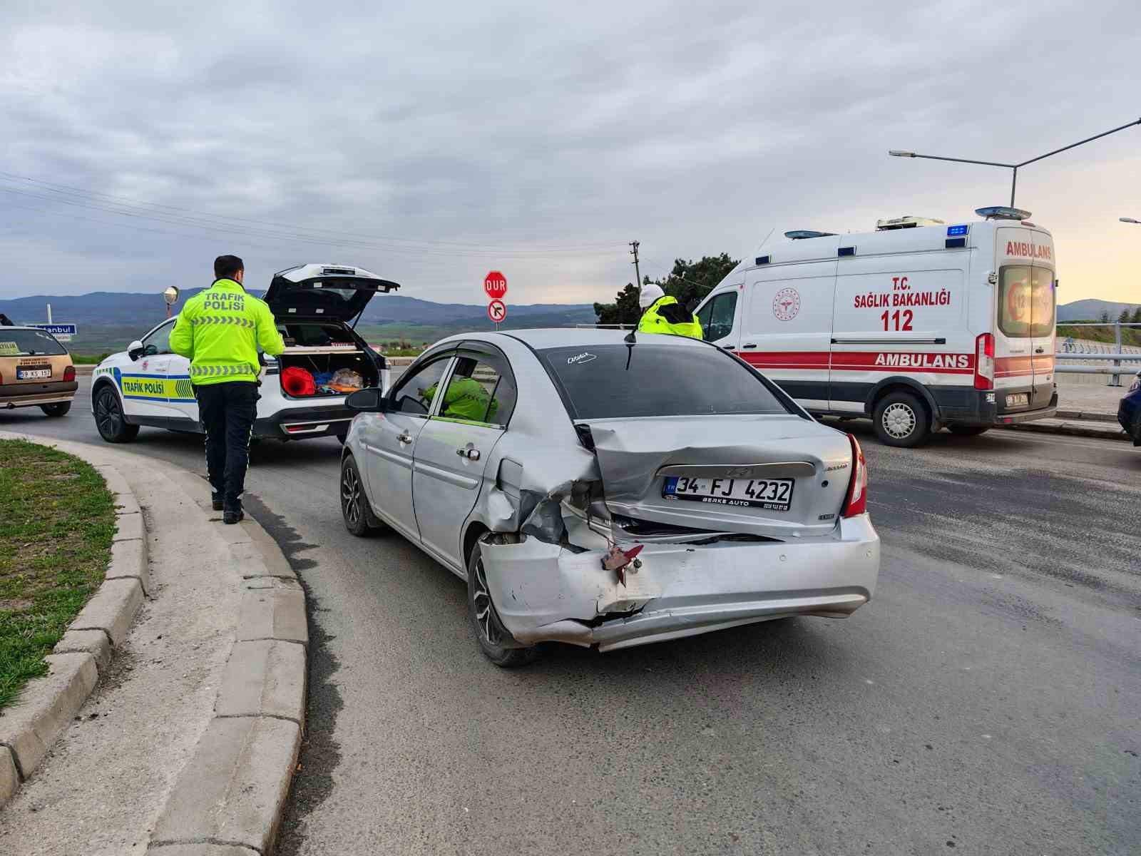 Tekirdağ’da trafik kazası: 2’si çocuk 5 yaralı
