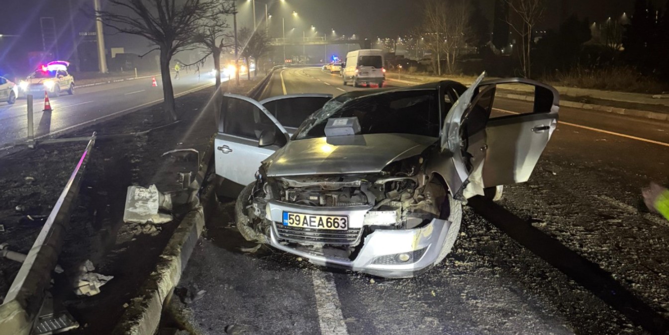 Tekirdağ’da trafik kazası: 3 yaralı
