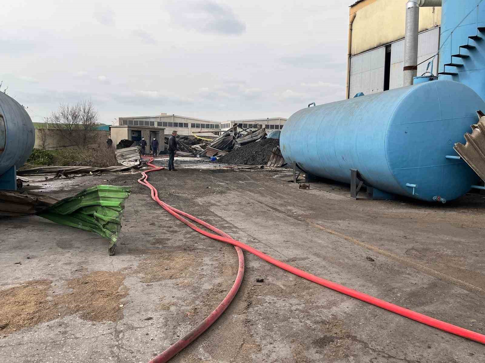 Tekirdağ’da yağ fabrikasında patlama: 1 işçi hayatını kaybetti
