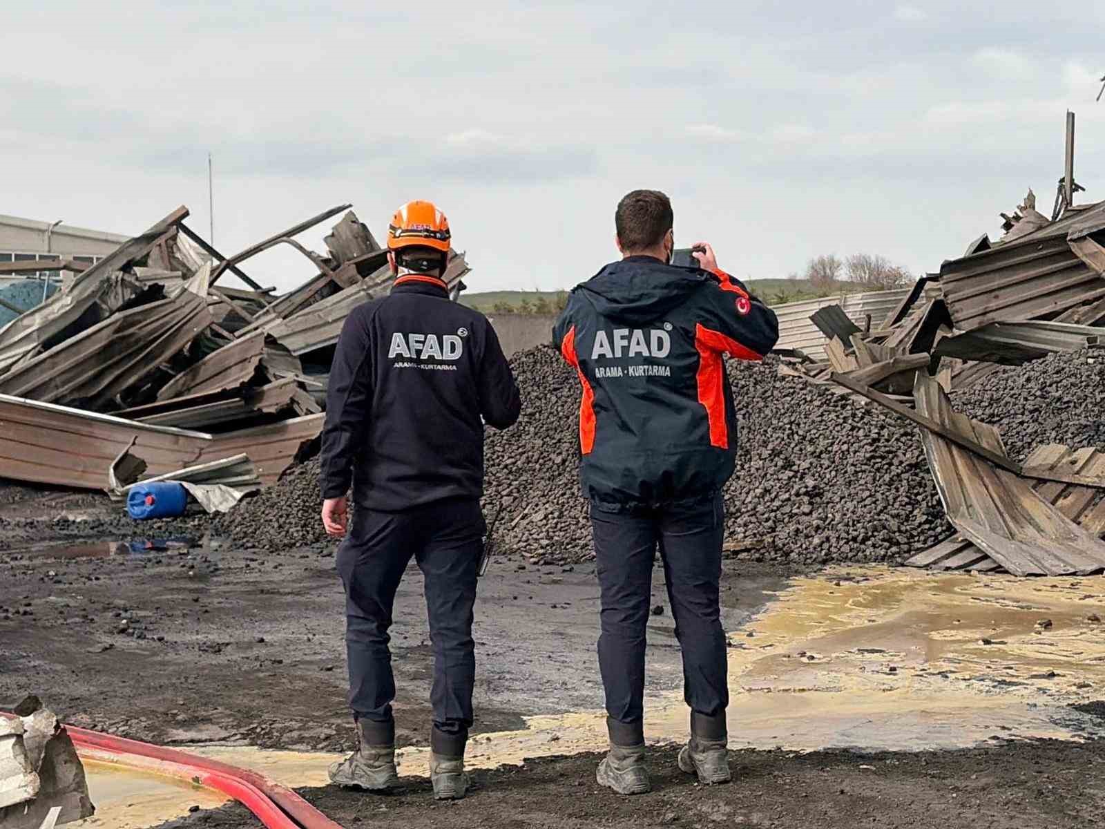 Tekirdağ’daki yağ fabrikası patlamasının görüntüleri ortaya çıktı
