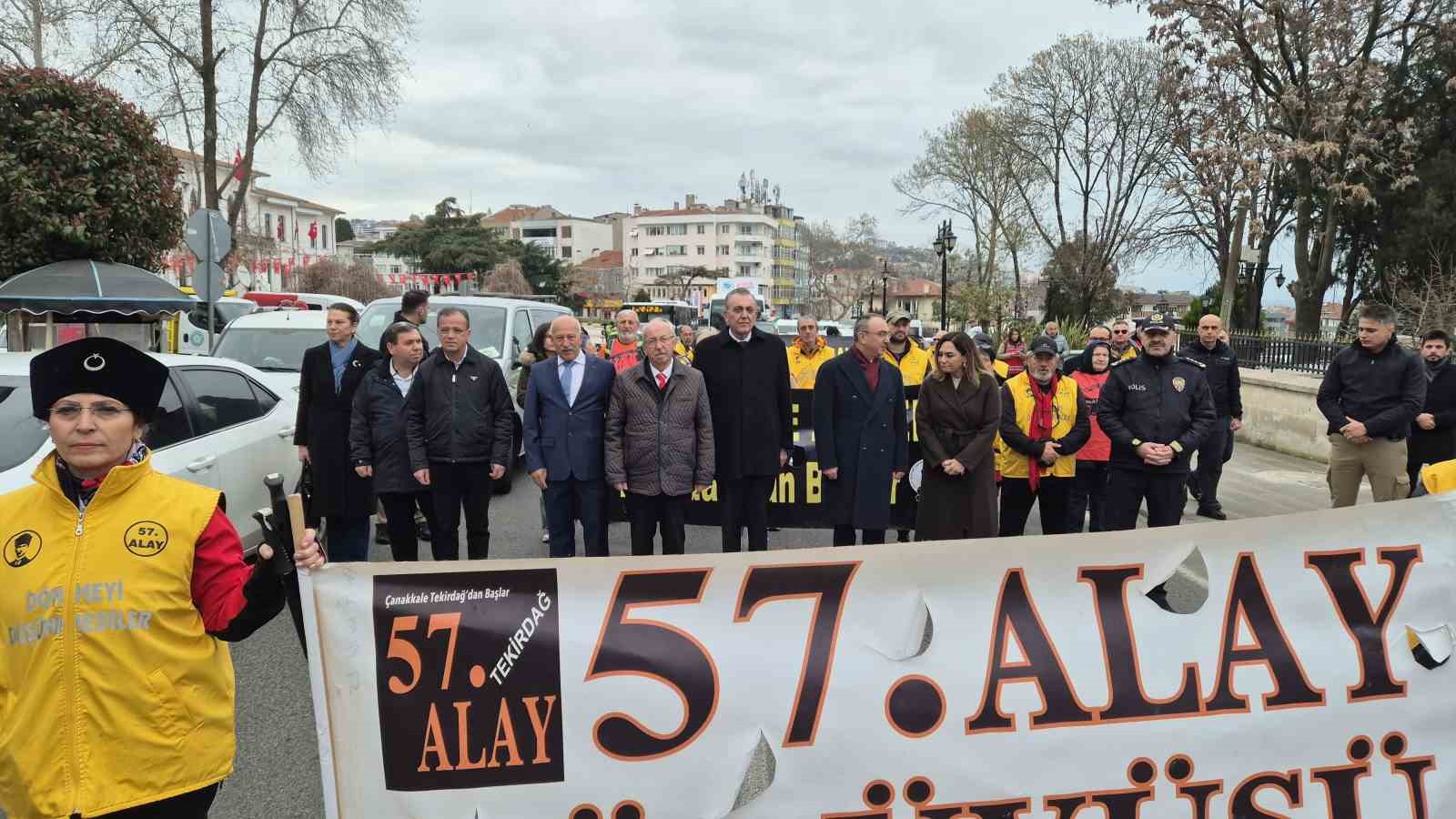 Tekirdağ’dan Çanakkale’ye yürüyorlar
