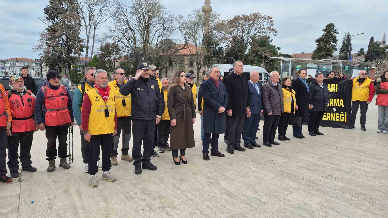 Tekirdağ’dan Çanakkale’ye yürüyorlar
