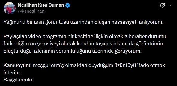 Tercan Kaymakamı Duman’dan "şemsiye" görüntülerine açıklama
