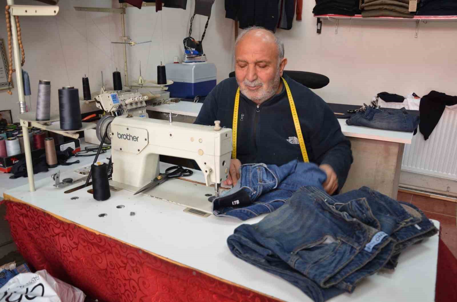 Tercan’da terzilerin bayram mesaisi
