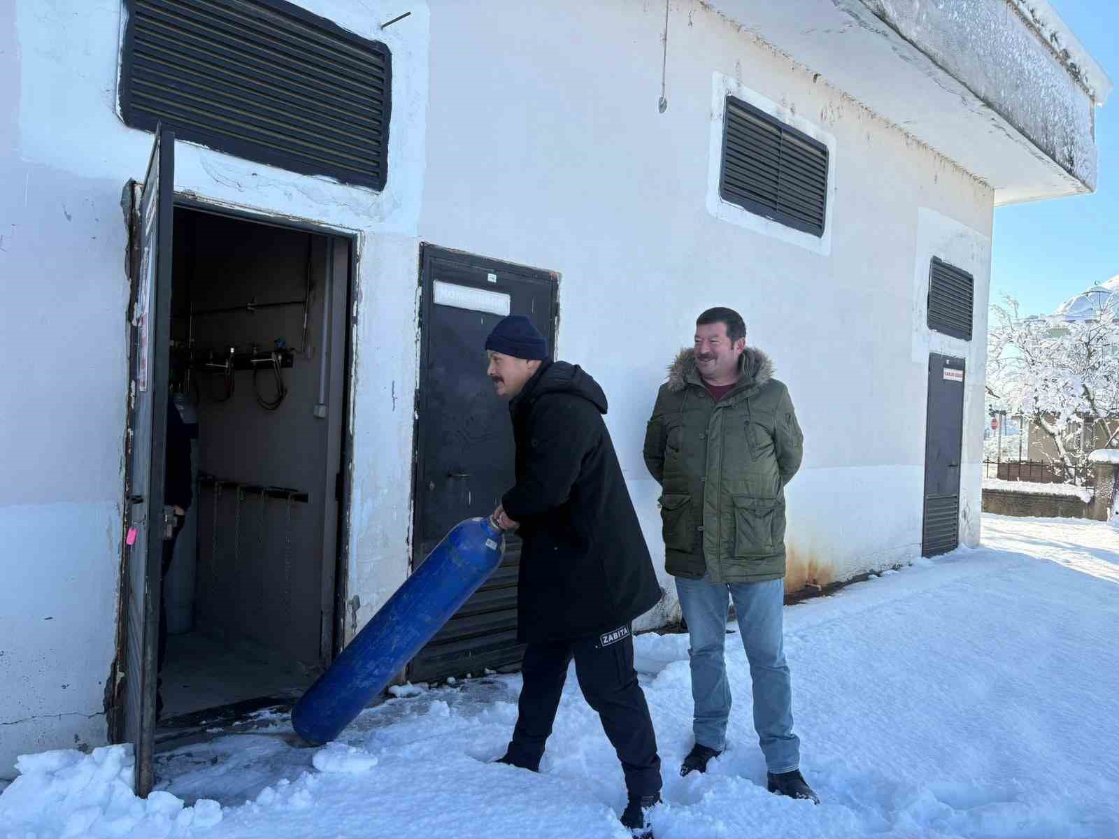 Terme Belediyesi, 35 kilometre uzaklıktaki hastaya nefes oldu
