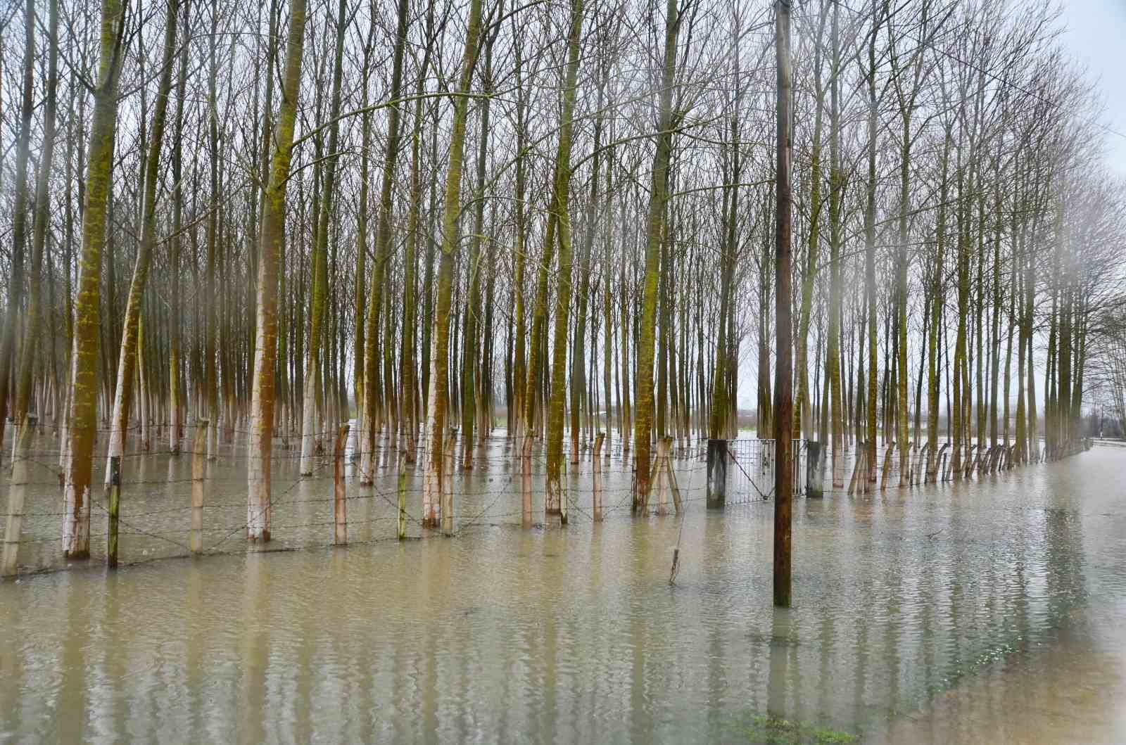 Terme’de ovada su taşkını, yüksekte kar esareti
