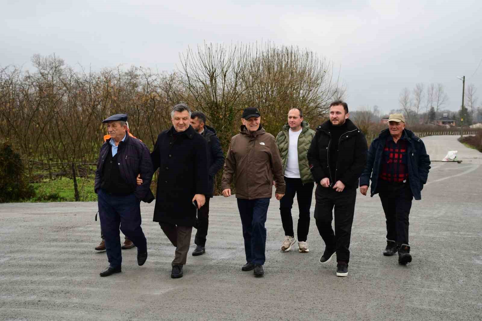 Terme’de yol seferberliği: Bin metrelik konforlu ulaşım
