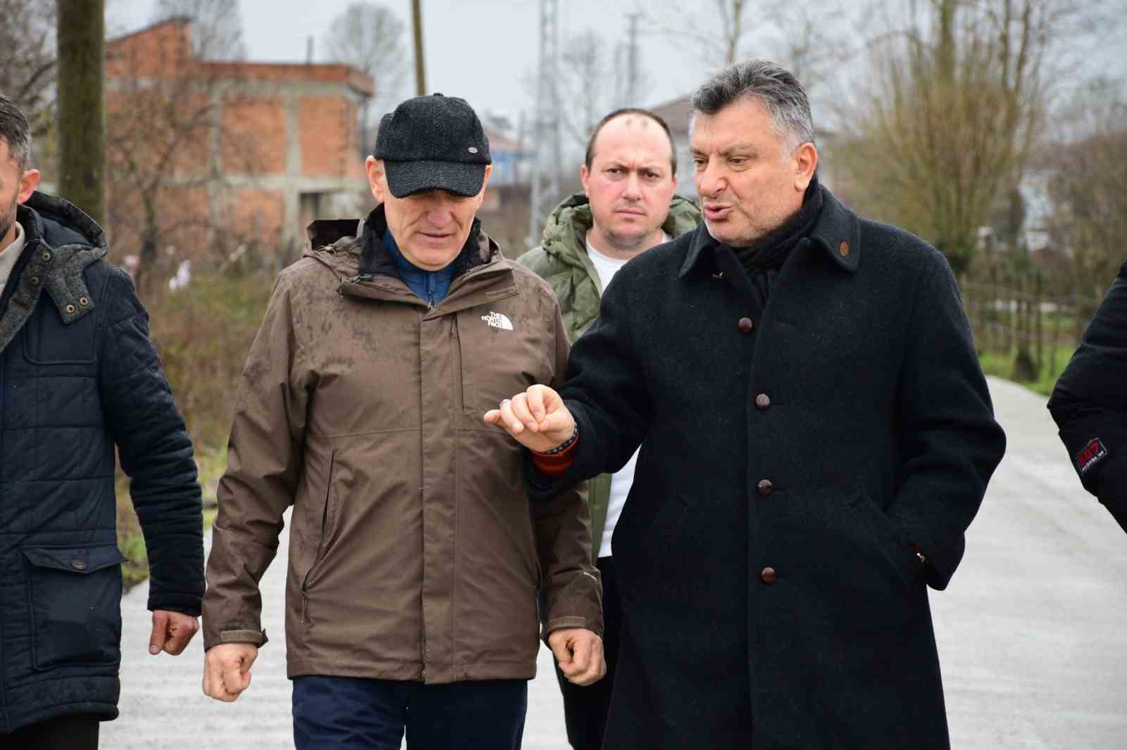 Terme’de yol seferberliği: Bin metrelik konforlu ulaşım
