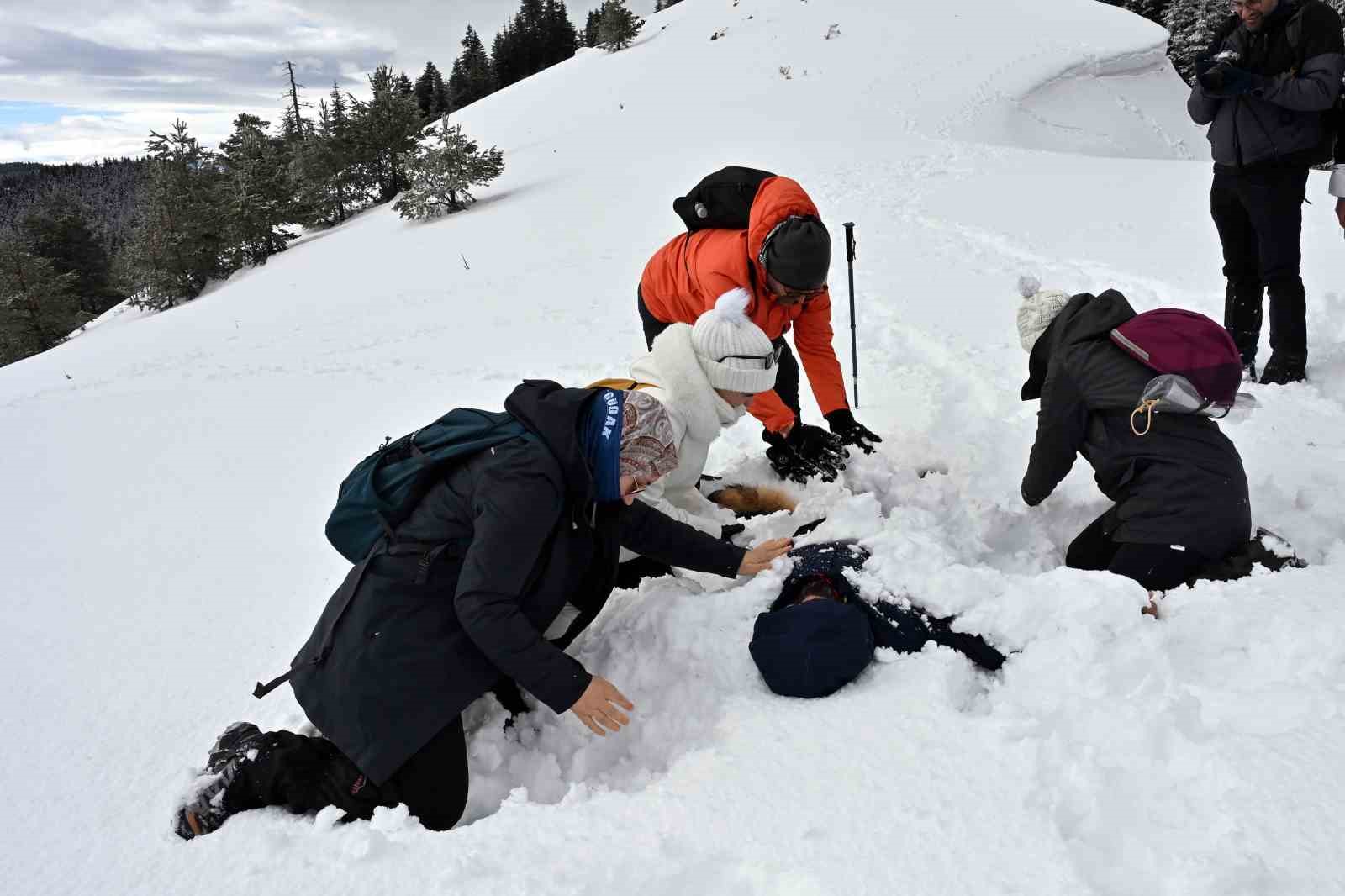 Tersun Dağı’nda zorlu kış yürüyüşü: Kar kalınlığı 1,5 metreyi buldu
Tersun Dağı’nda zorlu kış yürüyüşü: Kar kalınlığı 1,5 metreyi buldu