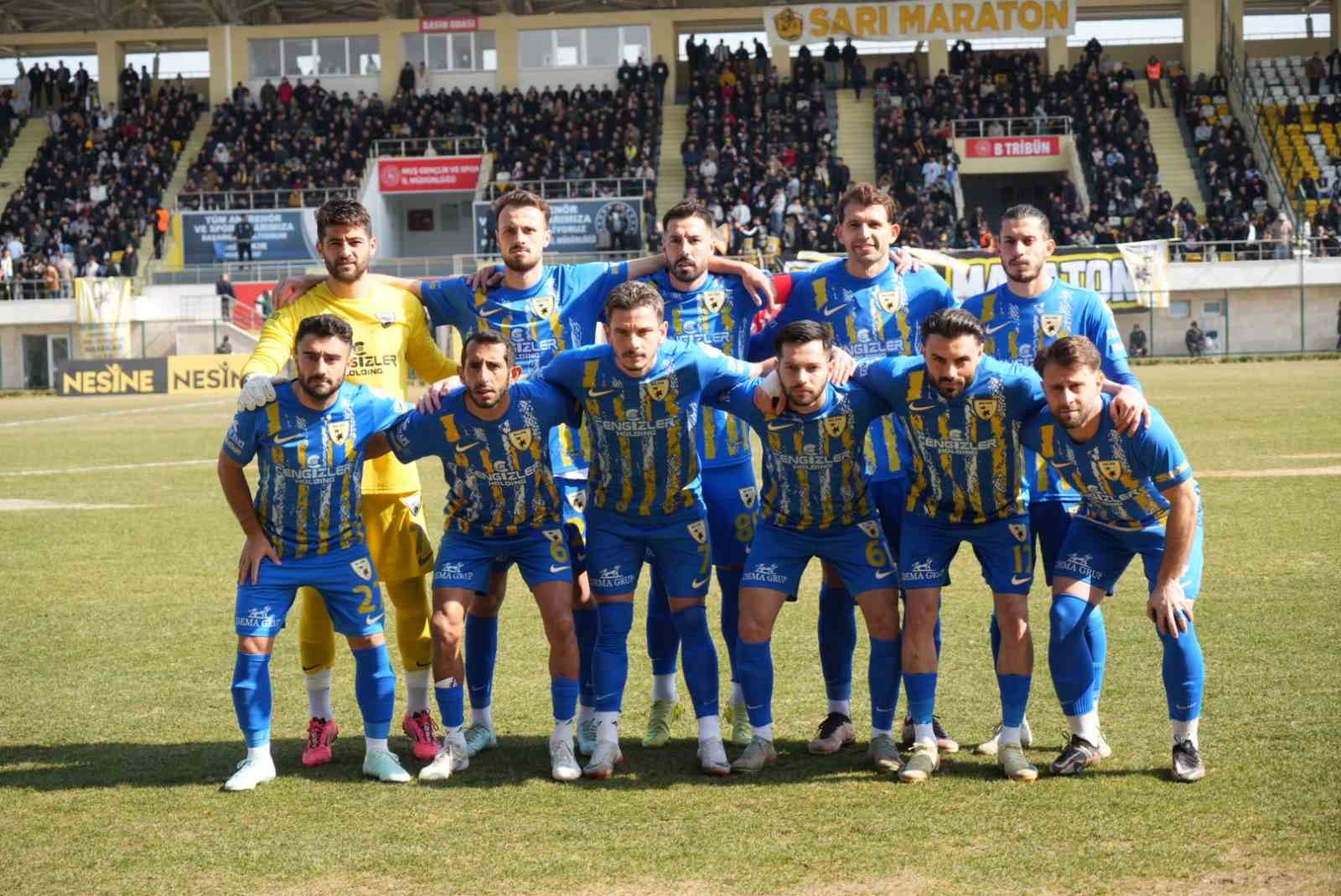 TFF 2. Lig: Muş Spor Kulübü: 1 - 68 Aksaray Belediyespor: 1
TFF 2. Lig: Muş Spor Kulübü: 1 - 68 Aksaray Belediyespor: 1
