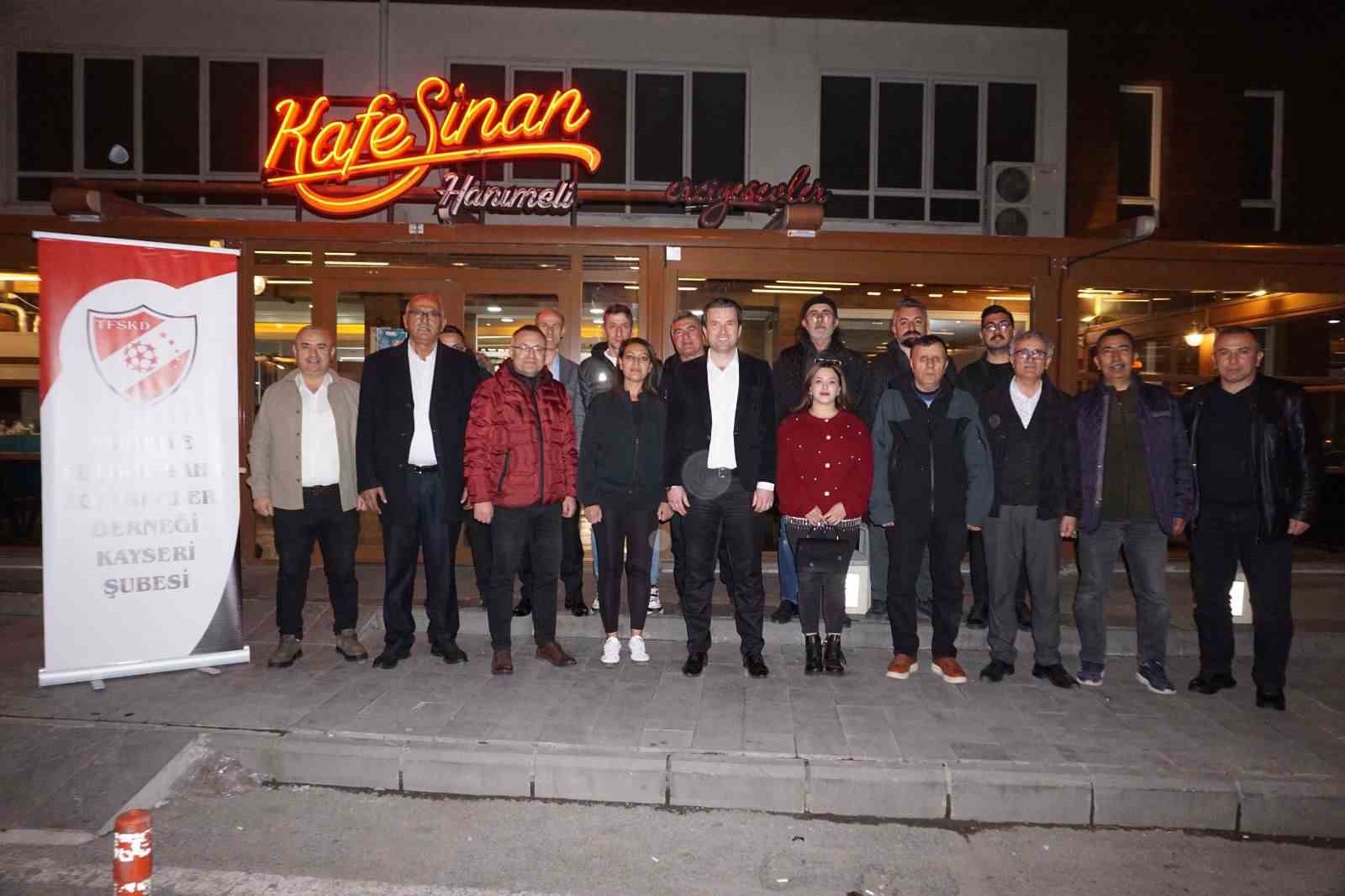 TFSKD Kayseri Şubesi iftarda bir araya geldi
