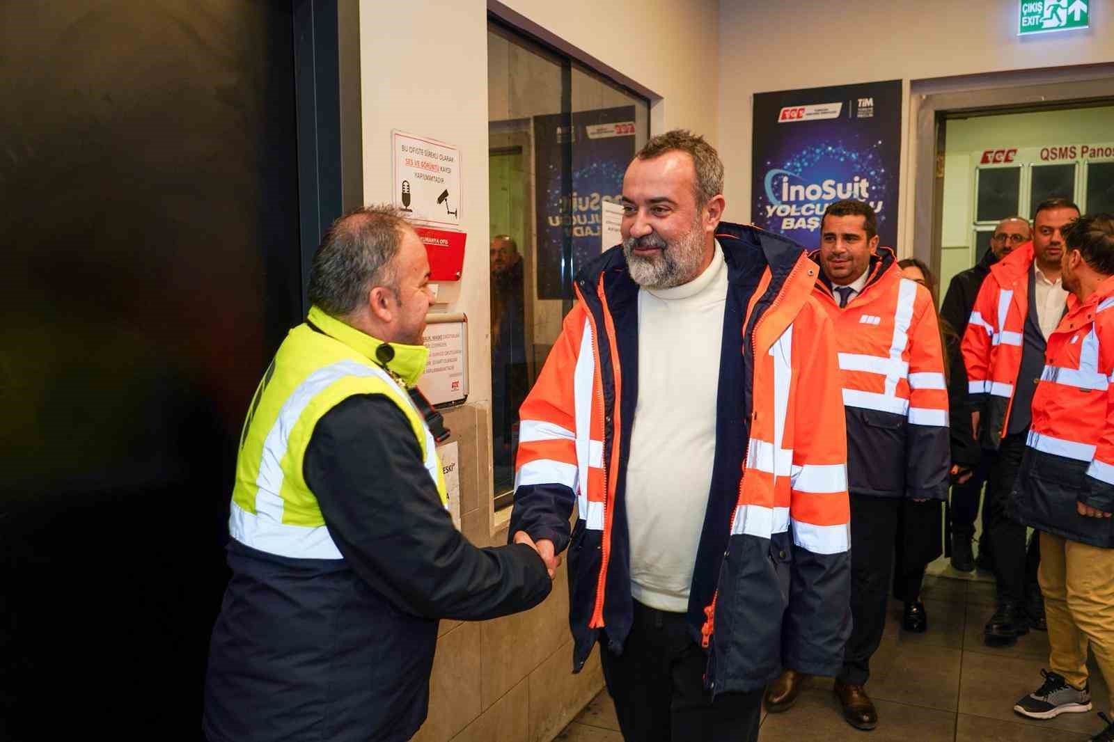 TGS Yer Hizmetleri Genel Müdürü Akyurt, personelle bayramlaştı
