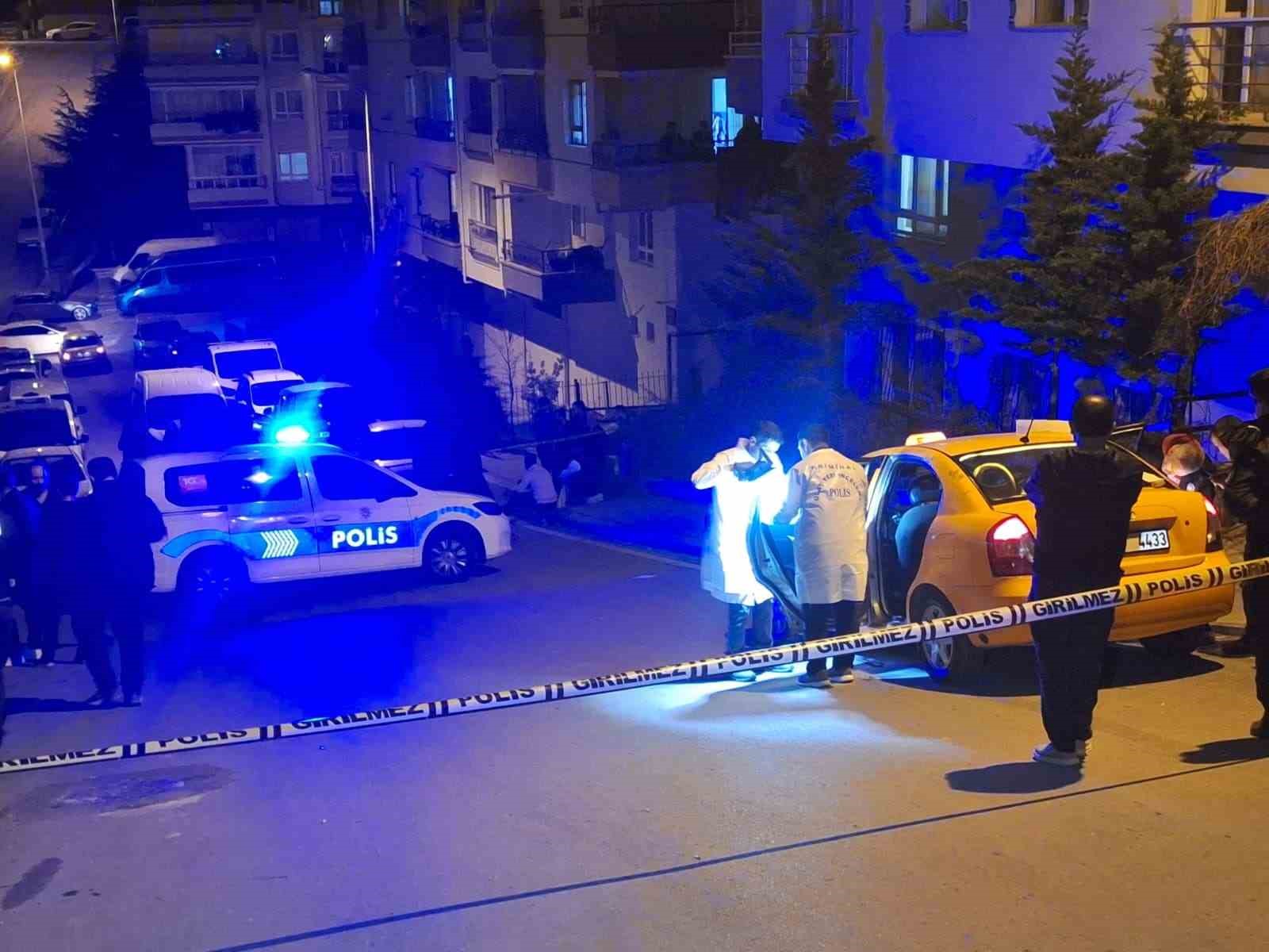 Ticari takside silahlı kavga: 1 yaralı
