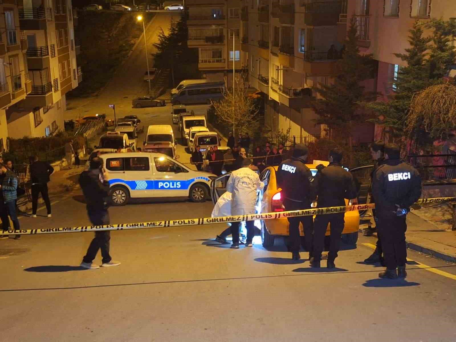 Ticari takside silahlı kavga: 1 yaralı
