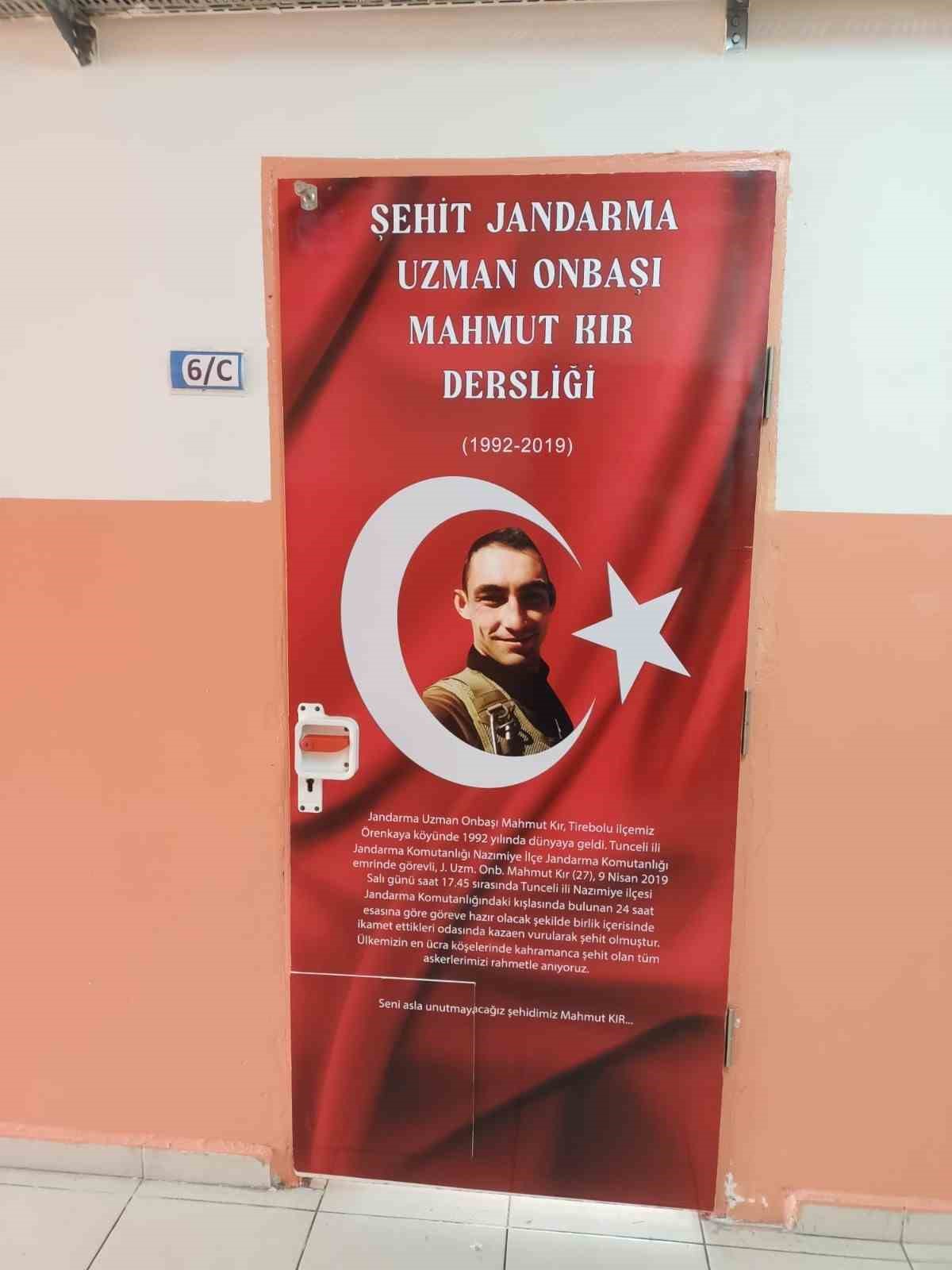 Tirebolu’da öğrenciler şehitleri sınıf kapılarında tanıyacak
