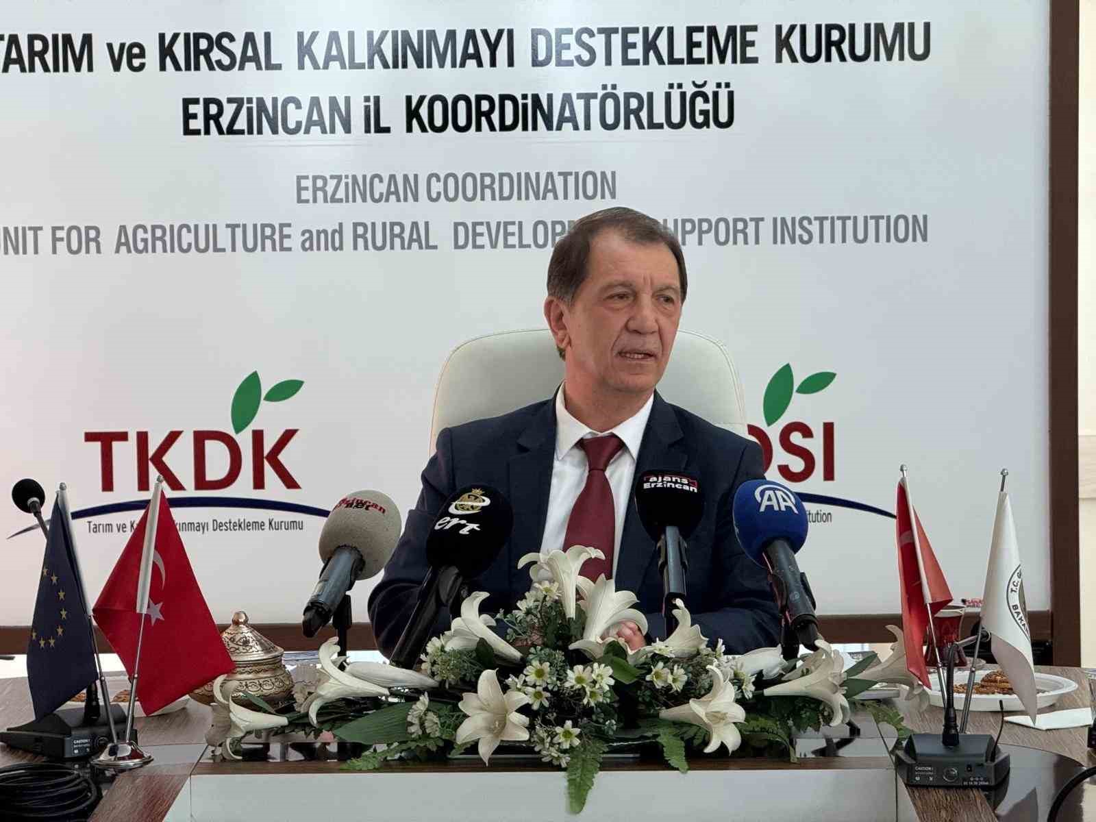 TKDK Erzincan’dan 2025’te 560 milyon TL’lik yatırım
