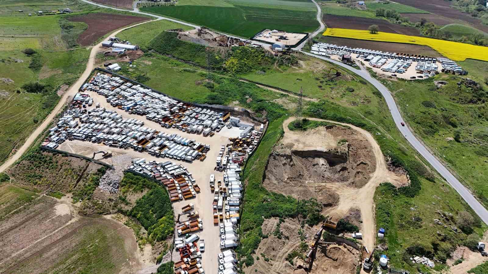 TMSF’nin el koyduğu yüzlerce araç  böyle görüntülendi
