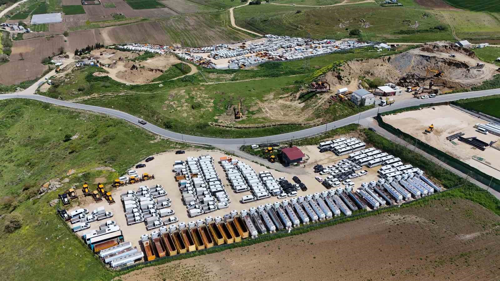 TMSF’nin el koyduğu yüzlerce araç  böyle görüntülendi
