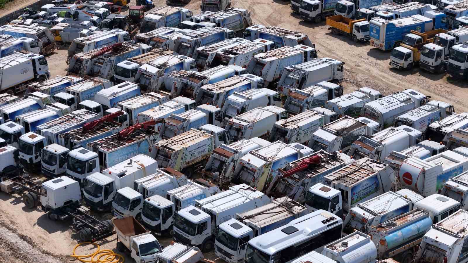 TMSF’nin el koyduğu yüzlerce araç  böyle görüntülendi
