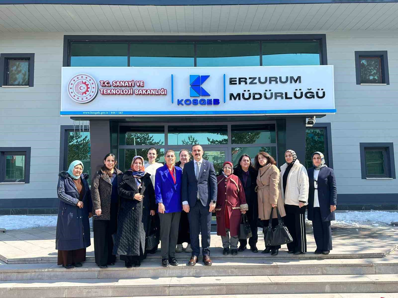 TOBB Erzurum kadın girişimciler kurulu icra toplantısı KOSGEB’te yapıldı
