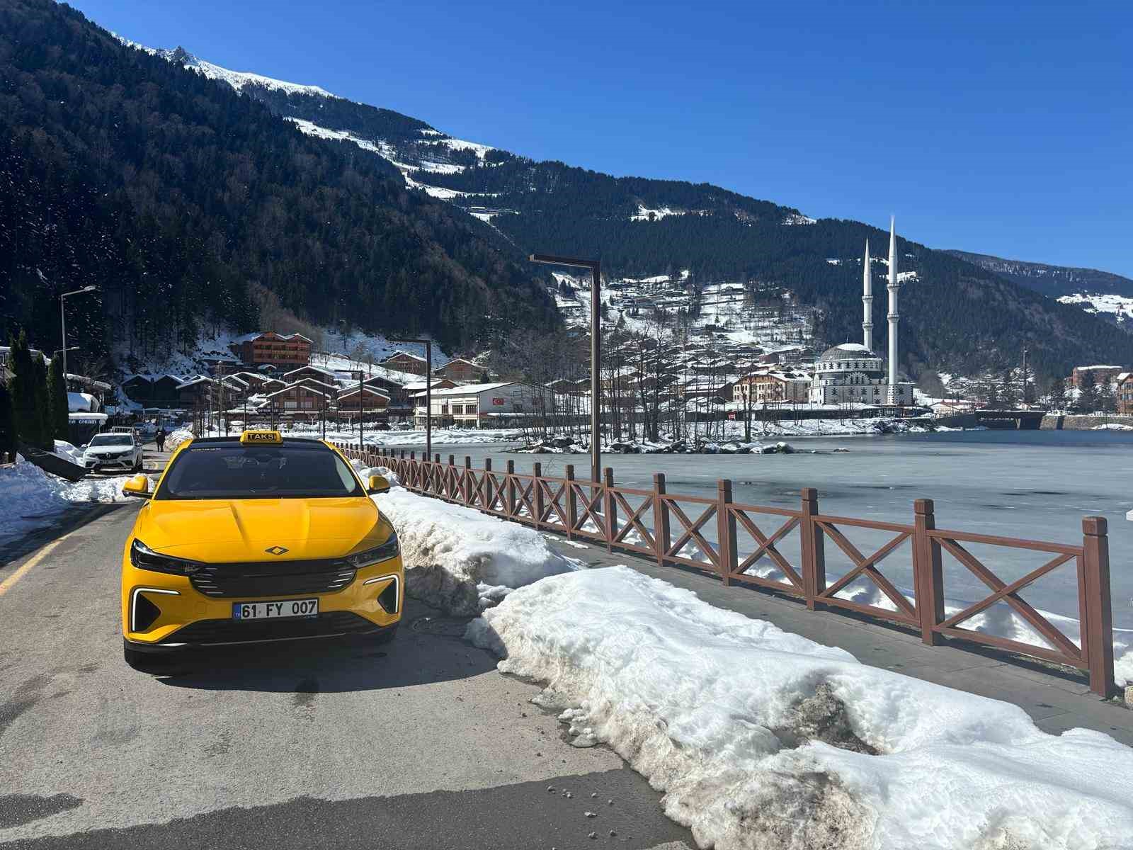 Togg taksi Karadeniz yollarında
Togg taksi Karadeniz yollarında