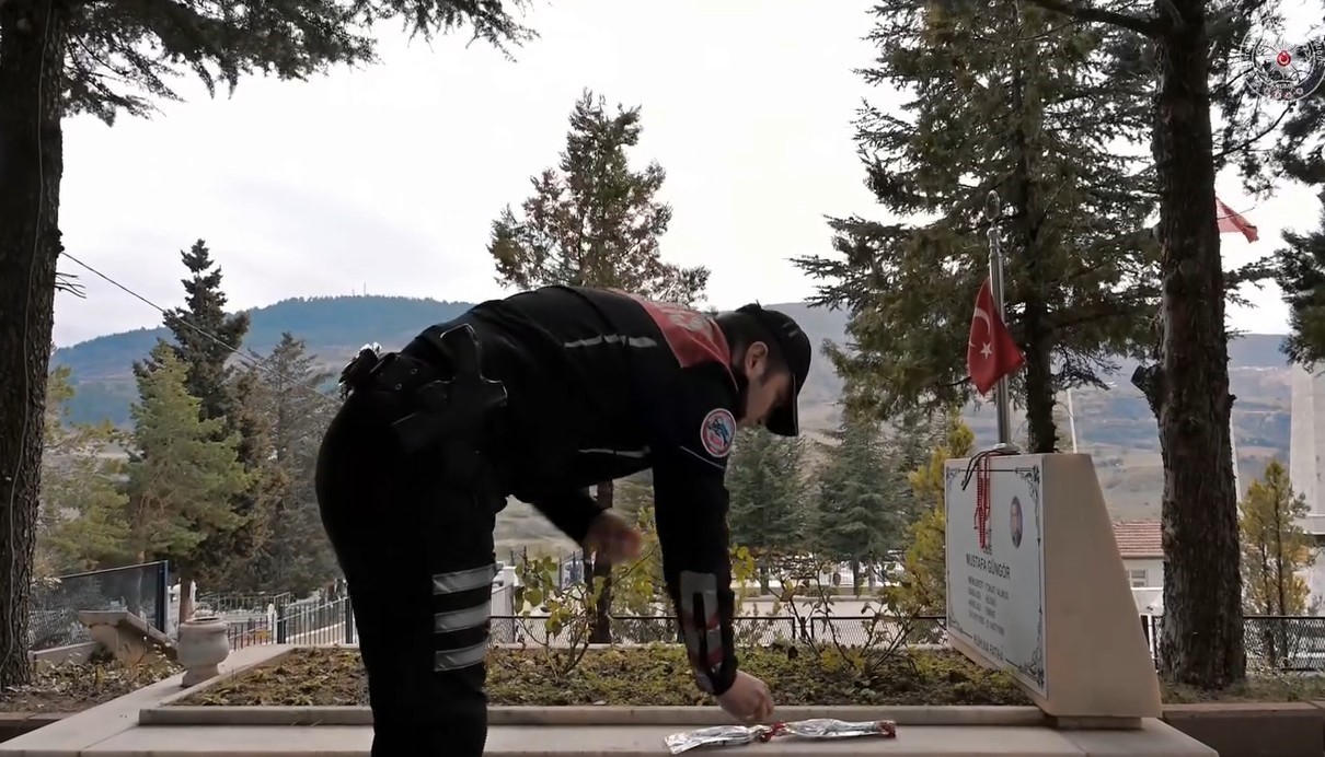 Tokat Emniyeti vatan uğruna can veren şehitleri unutmadı
