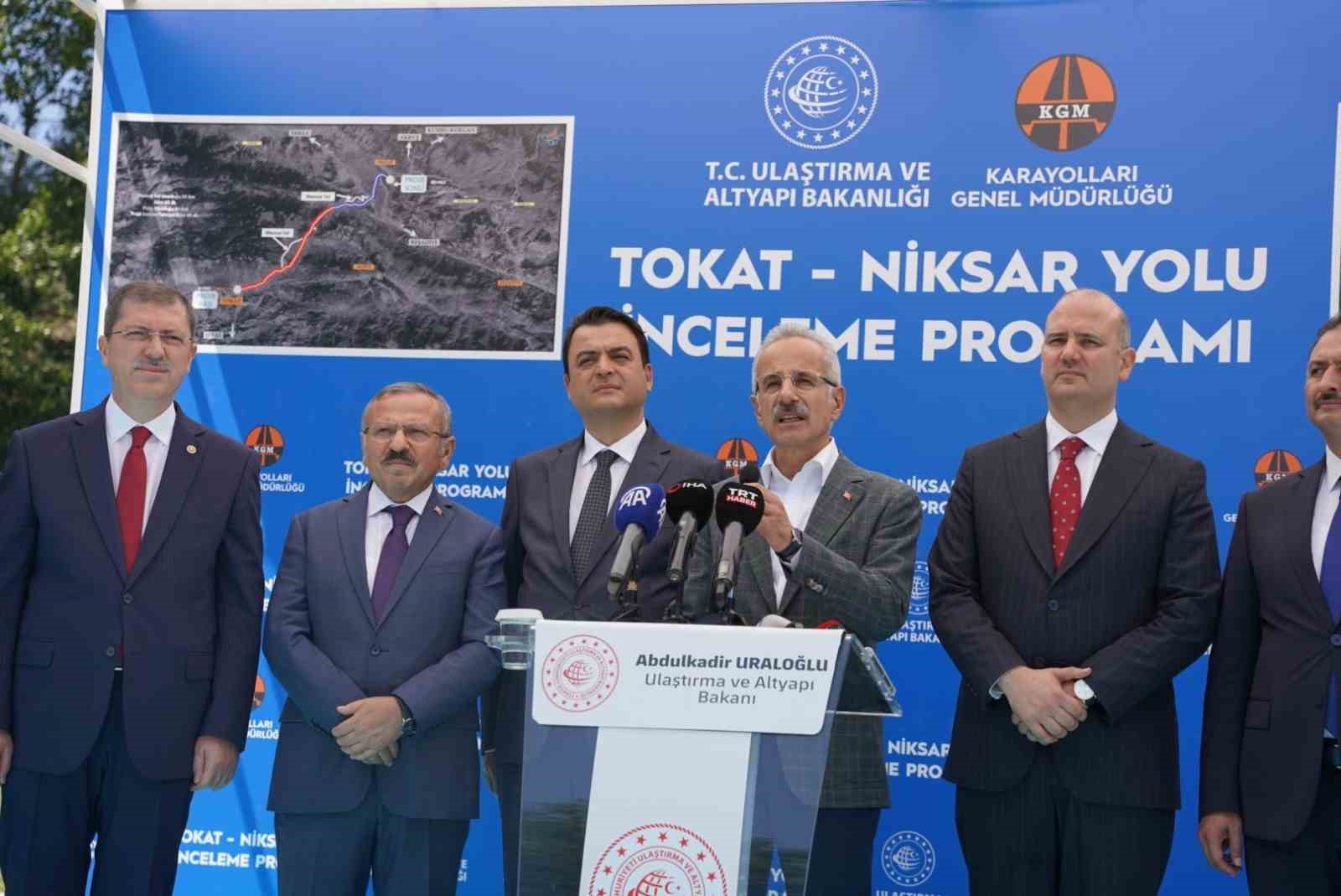 Tokat-Niksar Karayolu 13 yıldır tamamlanamadı
