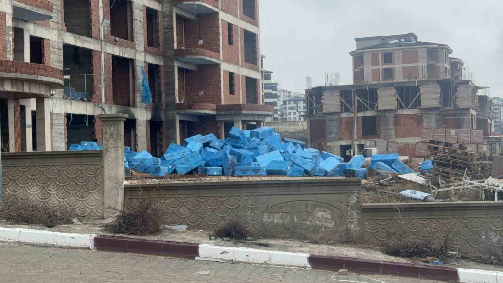 Tokat’ta inşaatta çıkan yangın korkuttu
