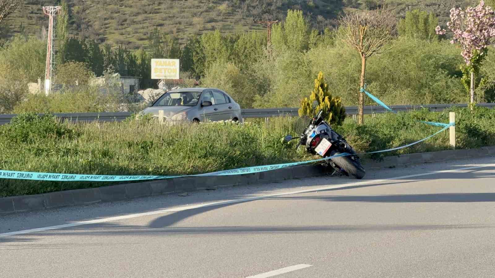 Tokat’ta motosiklet kazası: 1 ölü
