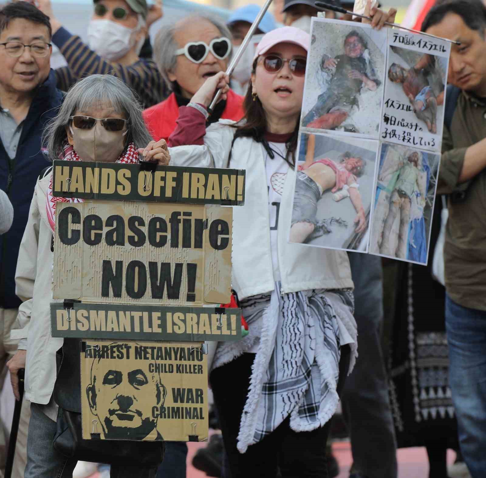 Tokyo’da Gazze’ye destek yürüyüşü
Tokyo’da Gazze’ye destek yürüyüşü